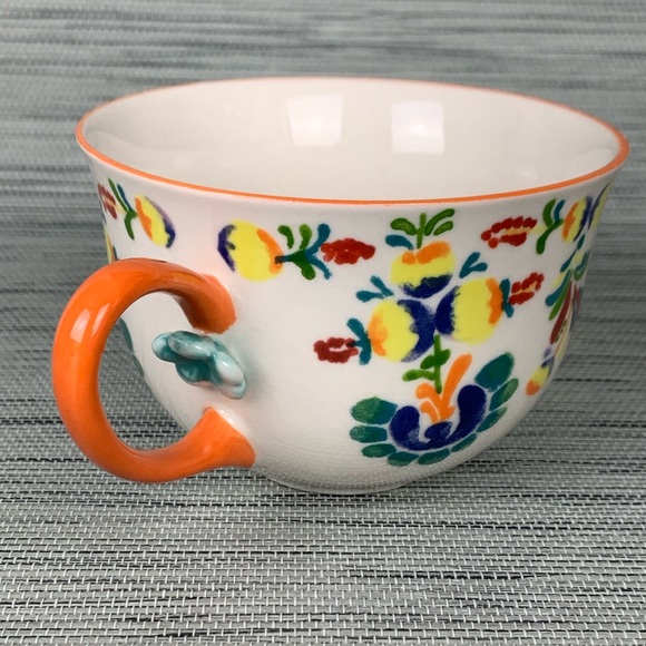 Anthropologie Other - 🍁Anthropologie Colorful Floral Ceramic Mug